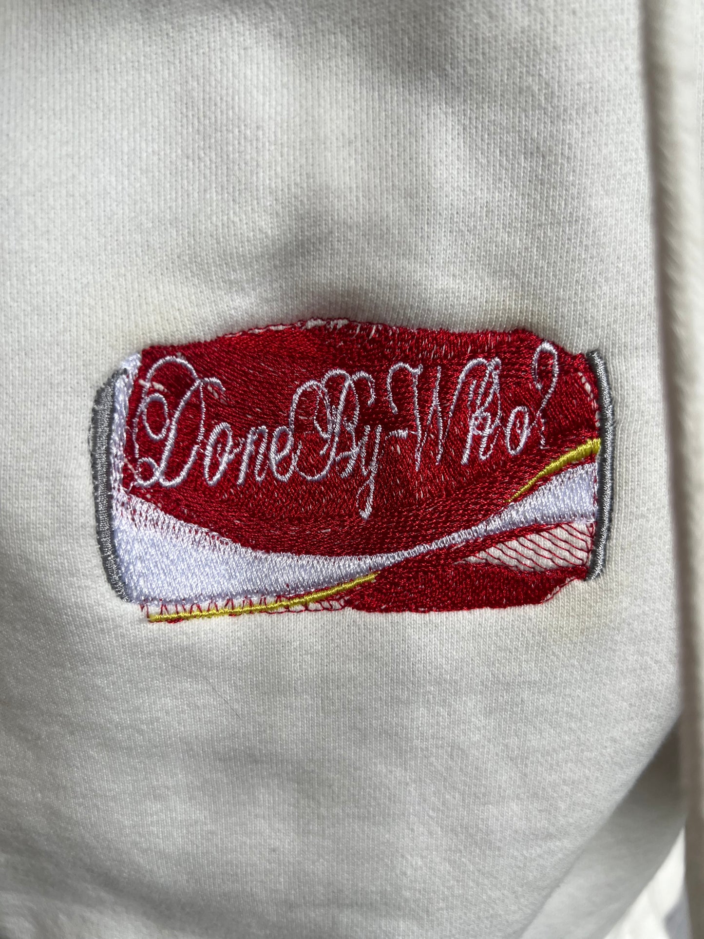 DoneByWho™ White Cola Hoodie